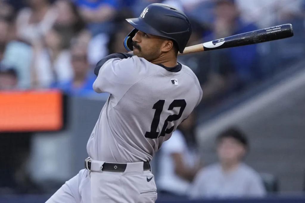 Trent Grisham belts homer in return to Yankees lineup after hamstring issue