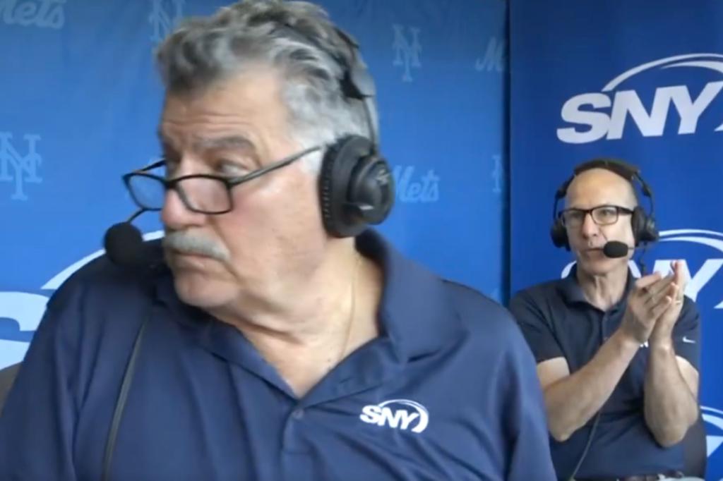Keith Hernandez nearly gets drilled by foul ball in SNY Mets booth