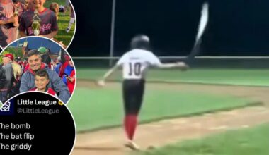 Dad calls out 'hypocritical' New Jersey Little League over son's bat flip suspension