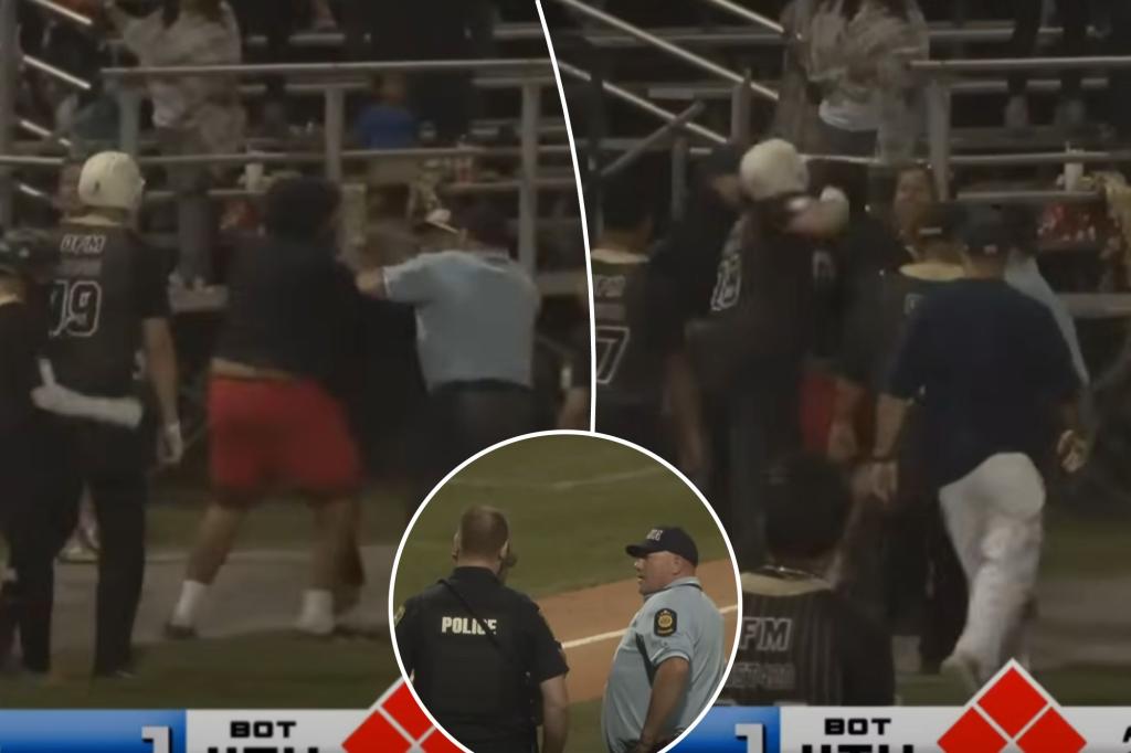 Wild brawl between players, fans explodes at American Legion playoff game