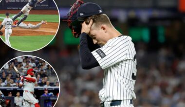 Sloppy Yankees can't get out of their own way again in loss to Phillies