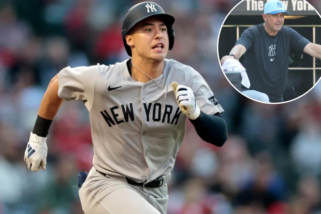 Anthony Volpe's slump forces Aaron Boone to make Yankees decision