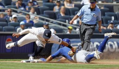 Former Yankee Jon Berti receives ALCS championship ring