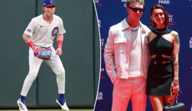 Pete Crow-Armstrong lives it up at All-Star Game with girlfriend Hailey Lavelle