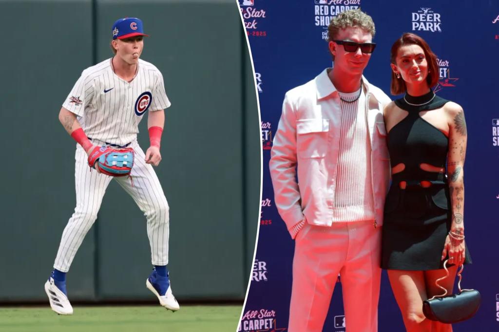 Pete Crow-Armstrong lives it up at All-Star Game with girlfriend Hailey Lavelle