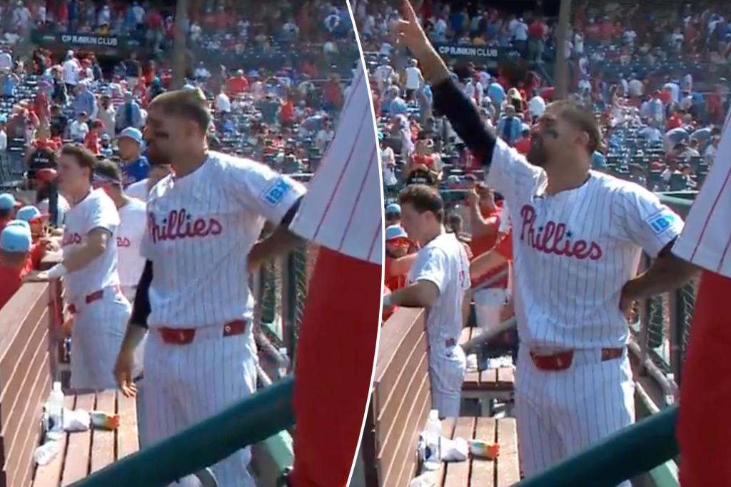 Phillies star Nick Castellanos went at it with fan in shocking scene
