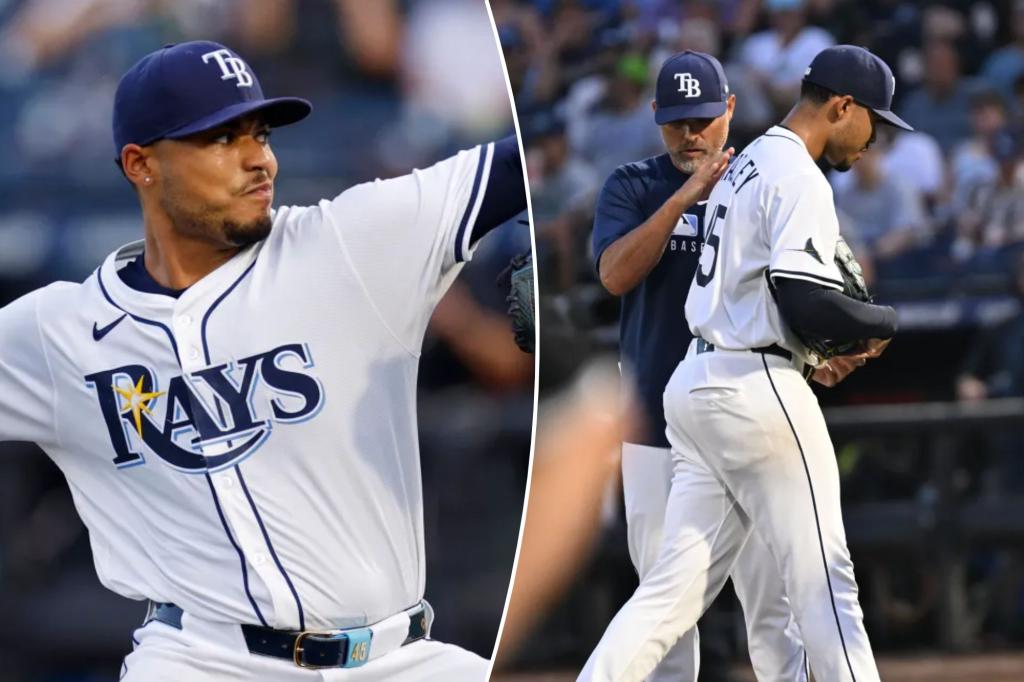 Rays send down former top pitching prospect Taj Bradley after disastrous start
