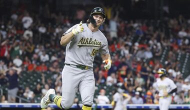 Athletics rookie Nick Kurtz crushes four home runs vs. Astros as part of historic day at the plate