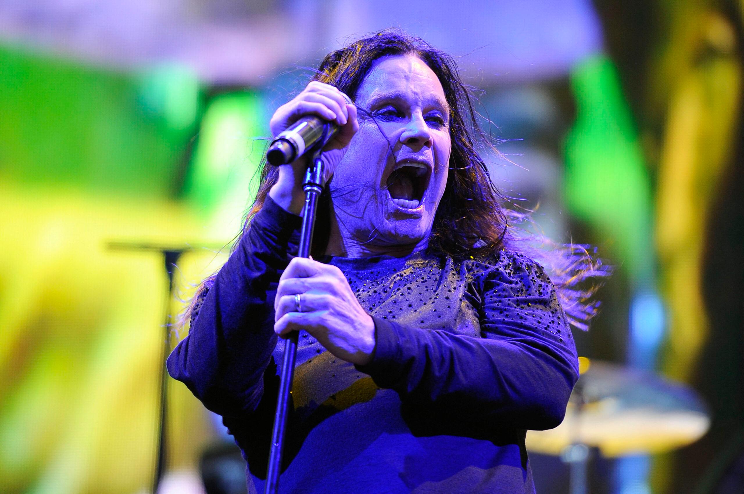 Ozzy Osbourne on stage