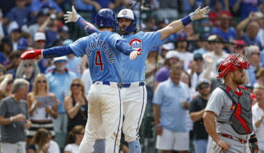 Game Recap: Cubs blast team record eight homers in rout of Cardinals