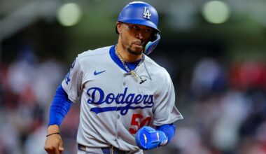 Dodgers' Mookie Betts out Friday due to personal matter