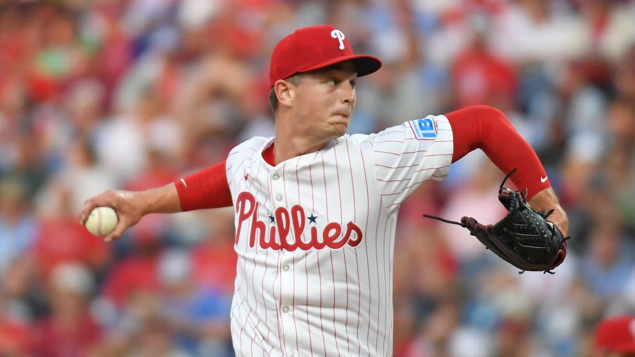 Phillies demote rookie pitcher Mick Abel to Triple-A