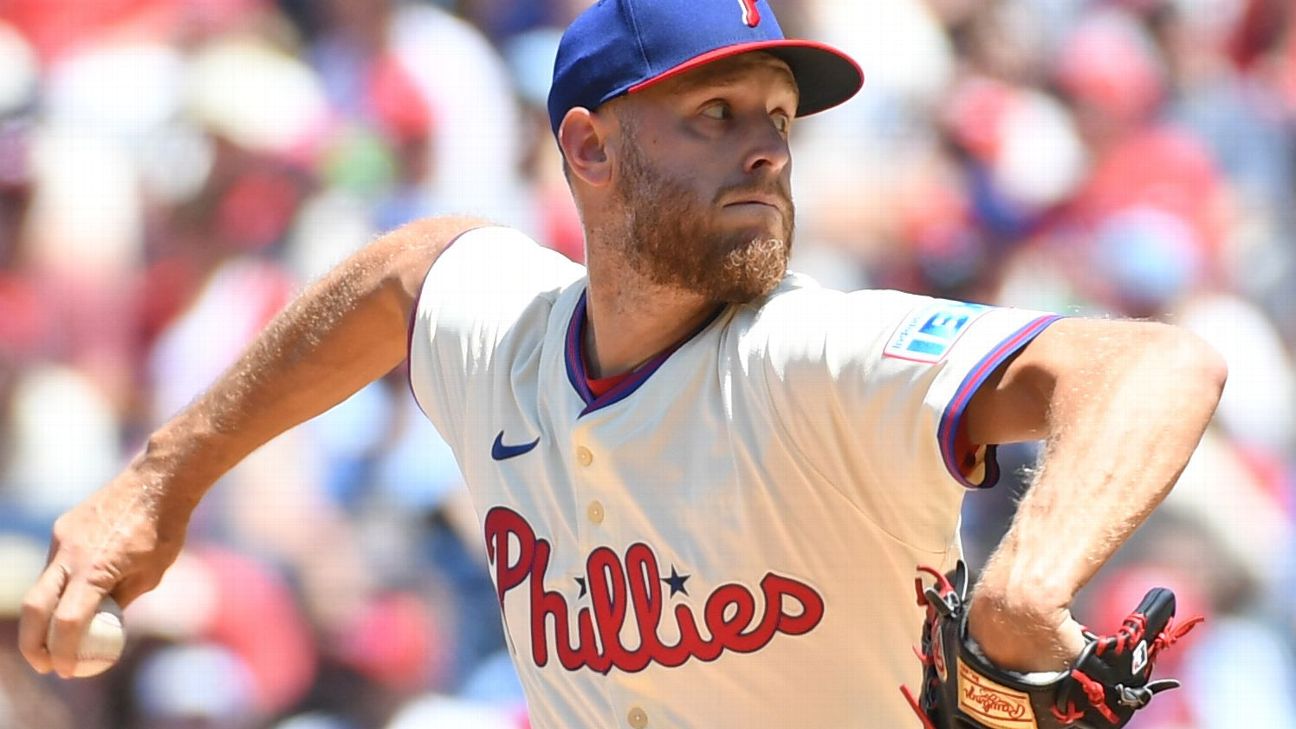 Zack Wheeler authors complete game in Phillies' 3-1 victory