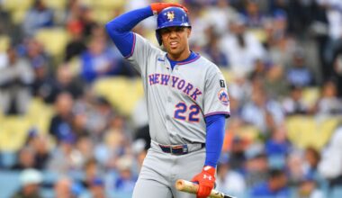 Mets' Juan Soto leaves game after fouling ball off left foot