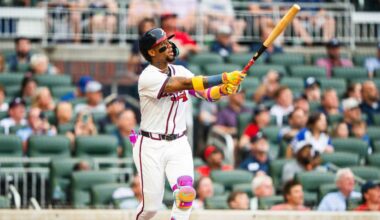 Braves' Acuna (back) out of lineup; A's SS Wilson exits after HBP