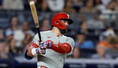 Red-hot Schwarber homers twice, reaches 1,000 career hits