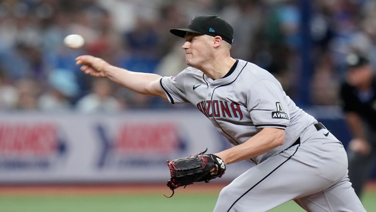 Minnesota Twins' Carlos Santana gestures while running the bases after hitting a three-run home run against the Los Angeles Angels during the fourth inning of a baseball game Saturday, April 27, 2024, in Anaheim, Calif. (AP Photo/Ryan Sun)