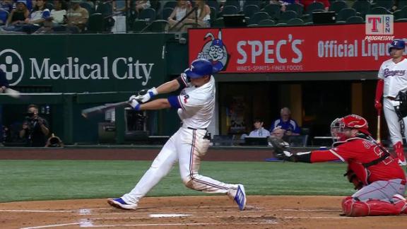 Corey Seager gets 3 hits and 2 RBIs as the Rangers beat the Angels 3-1