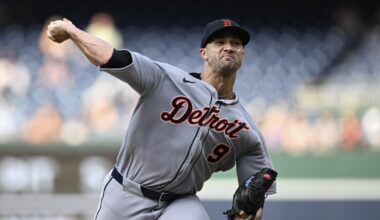 Nathaniel Lowe's 3-run triple helps Nationals past Tigers for doubleheader split