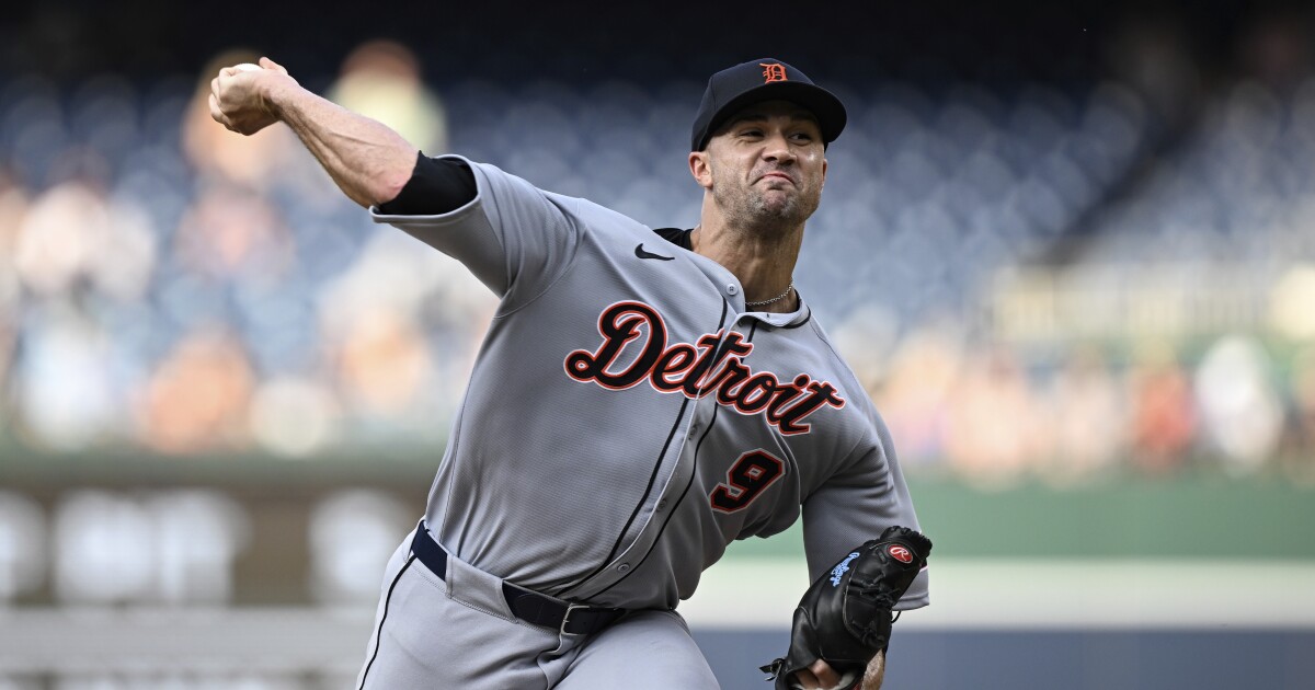 Nathaniel Lowe's 3-run triple helps Nationals past Tigers for doubleheader split