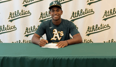 La Salle High School graduate Devin Taylor signs with the Athletics