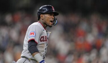 Angel Martínez's grand slam in 10th inning gives Guardians win over Astros