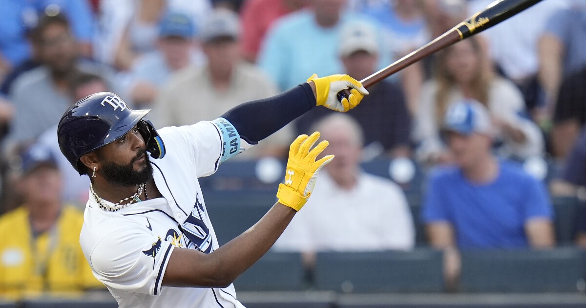Rays' Junior Caminero hoping to hit it big at MLB's Home Run Derby