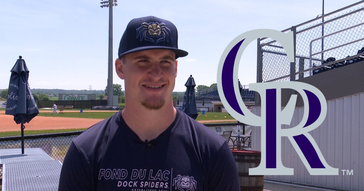 Fond du Lac native Ethan Cole drafted by the Colorado Rockies