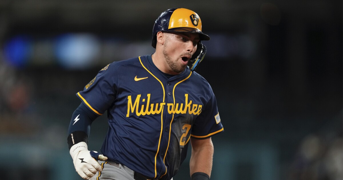 Priester dominates Dodgers as Brewers extend winning streak to 8