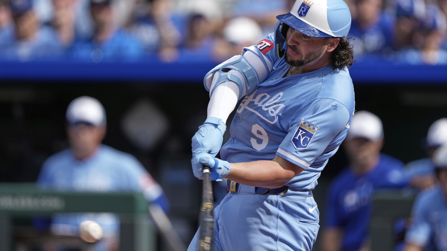 Pasquantino's big day helps Royals beat Ohtani and Dodgers 9-5 to snap 11-game home skid