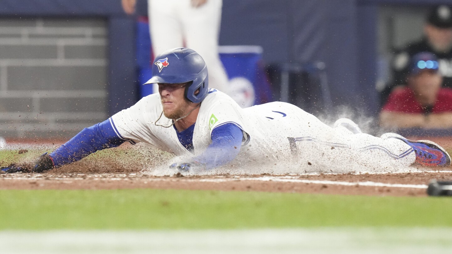 Bo Bichette homers and scores deciding run, Blue Jays beat Angels 3-2 for 8th straight victory