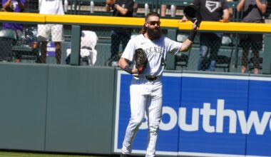 Rockies longtime player Charlie Blackmon takes a final curtain call before his retirement