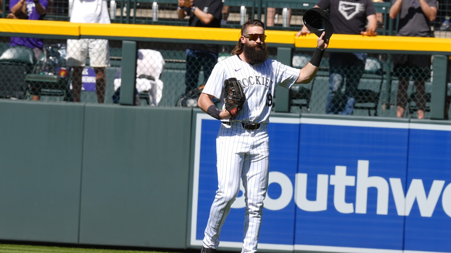 Rockies longtime player Charlie Blackmon takes a final curtain call before his retirement