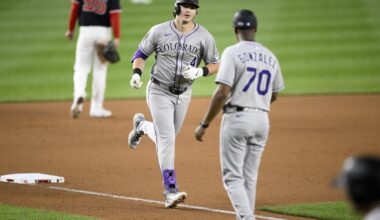 Toglia and Moniak a part of record setting 7-homer barrage for Rockies in win at Nationals