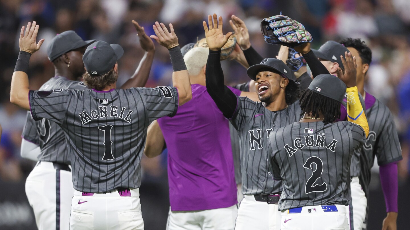 Back from the minors, Alvarez helps Mets rally past Angels