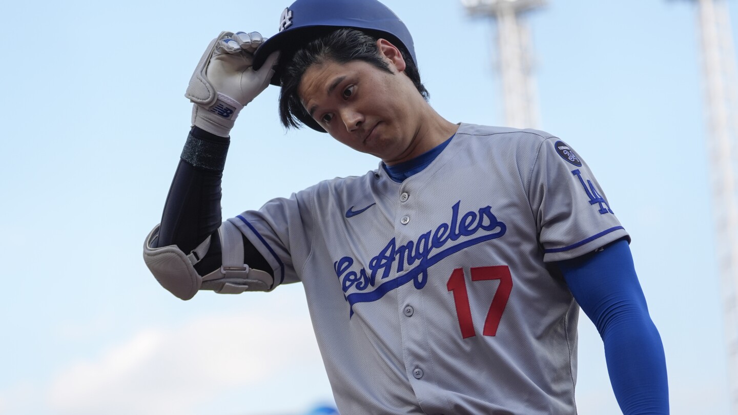 A rare first for Ohtani: Dodgers superstar strikes out in his first 4 plate appearances