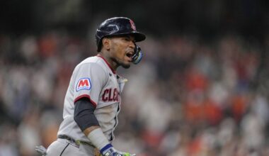 Martínez's grand slam in 10th inning gives Guardians win over Astros