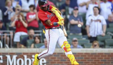 Ronald Acuña Jr. hits long homer on first pitch in his return to Braves after missing 1 year