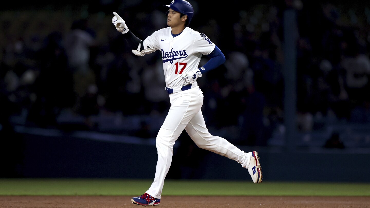 Ohtani homers in fifth consecutive game, tying a team record