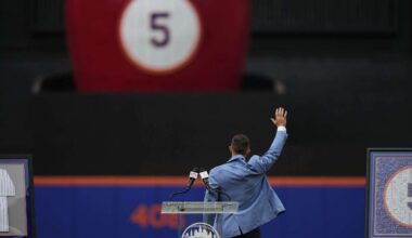 Mets induct David Wright into team Hall of Fame, retire No. 5
