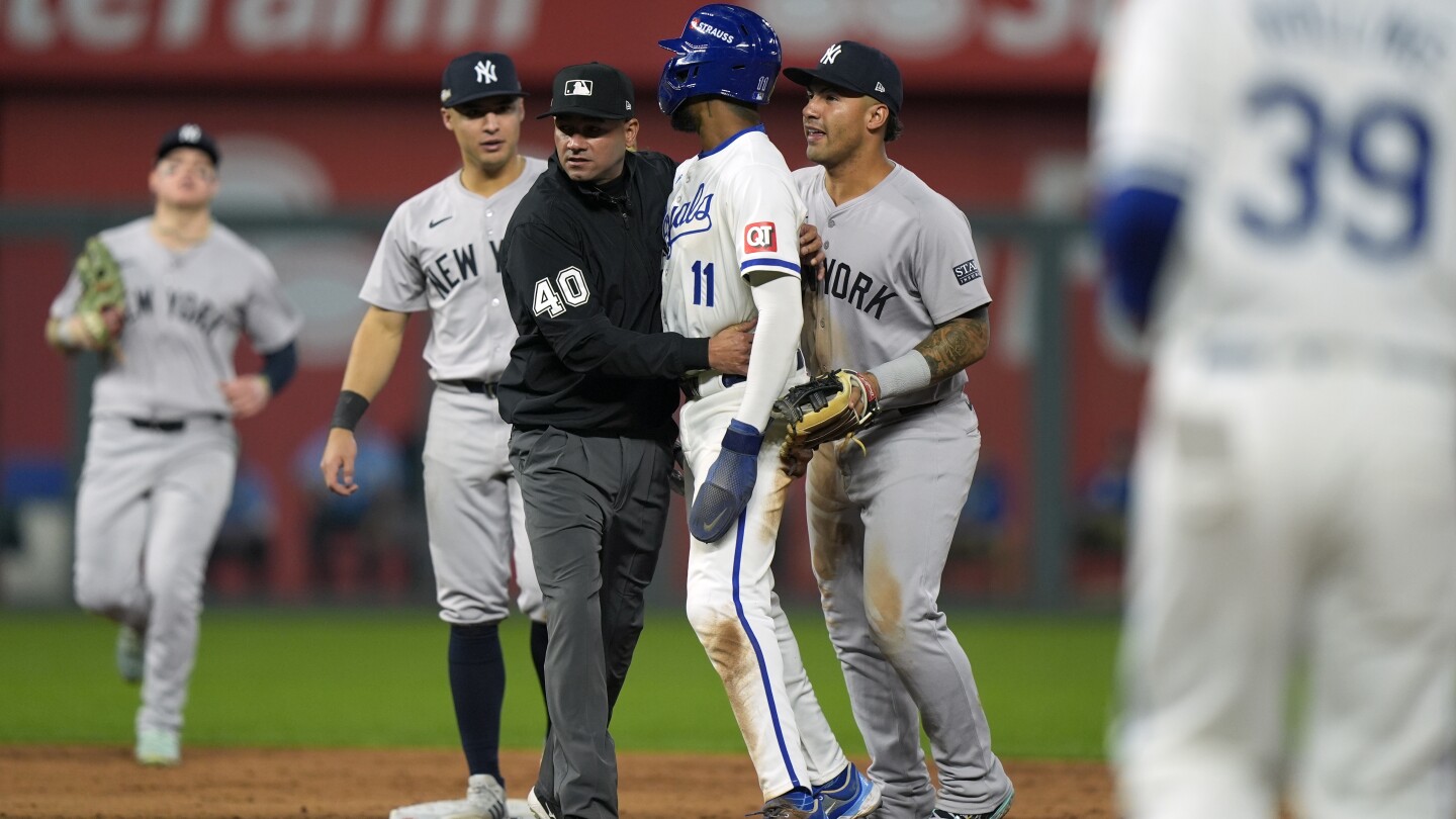 Yankees' Chisholm accuses Royals' Garcia of intentionally trying to hurt teammate during ALDS win