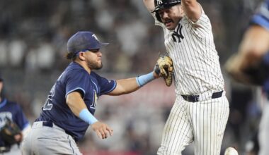 Austin Wells loses track of the outs in 9th inning and costs the Yankees a late opportunity