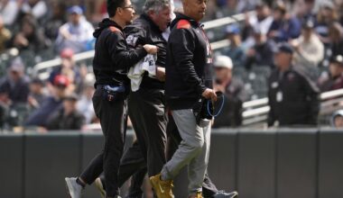 Umpire Hunter Wendelstedt goes to hospital after foul ball in Mets-Twins game hits him in head