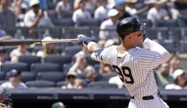 Judge homers twice to reach 30, Chisholm has 4 RBIs, Stroman wins in return as Yanks beat A's 12-5
