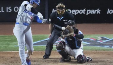 Ohtani has 3 homers, 10 RBIs and becomes first 50-50 player as Dodgers rout Marlins, clinch playoffs