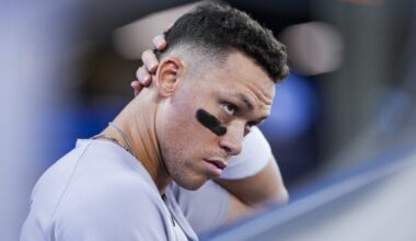Aaron Judge draws 23rd intentional walk, matches Mickey Mantle's 1957 Yankees record