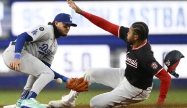 Dodgers fall to Nationals for their third loss in four games