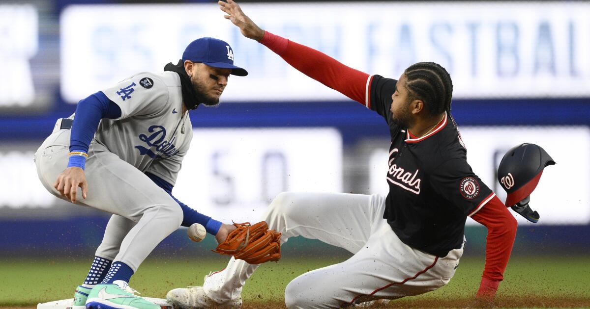 Dodgers fall to Nationals for their third loss in four games
