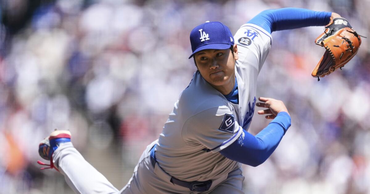Shohei Ohtani and Dodgers beat Giants to end 7-game losing streak