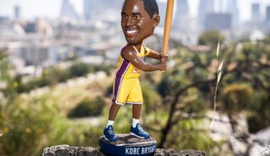Dodgers unveil Kobe Bryant bobblehead to be given away Aug. 8